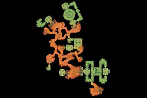 Map of Uldaman in World of Warcraft Classic