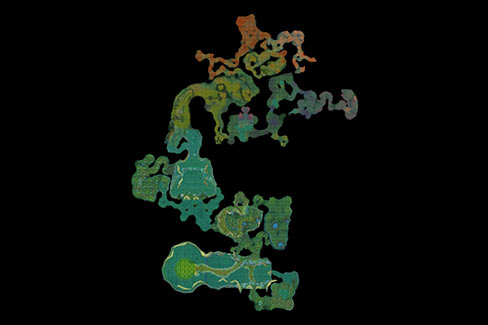 Map of Maraudon in World of Warcraft Classic