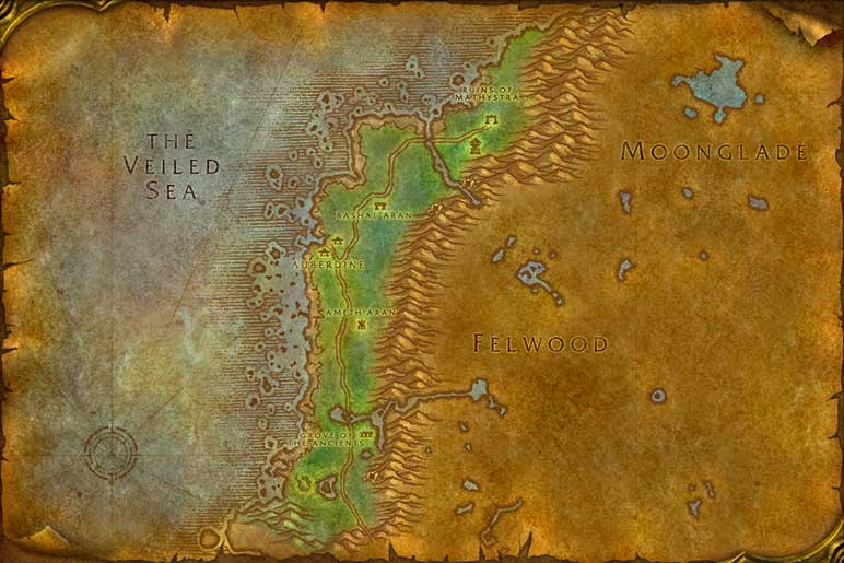 Darkshore - World of Warcraft Classic